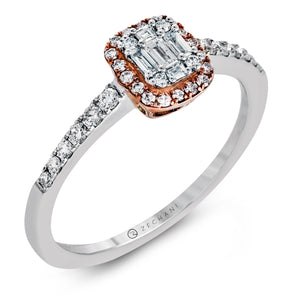 ZR1271 Right Hand Ring in 14k Gold with Diamonds