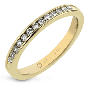 ZR12 WHITE 14K BAND YELLOW