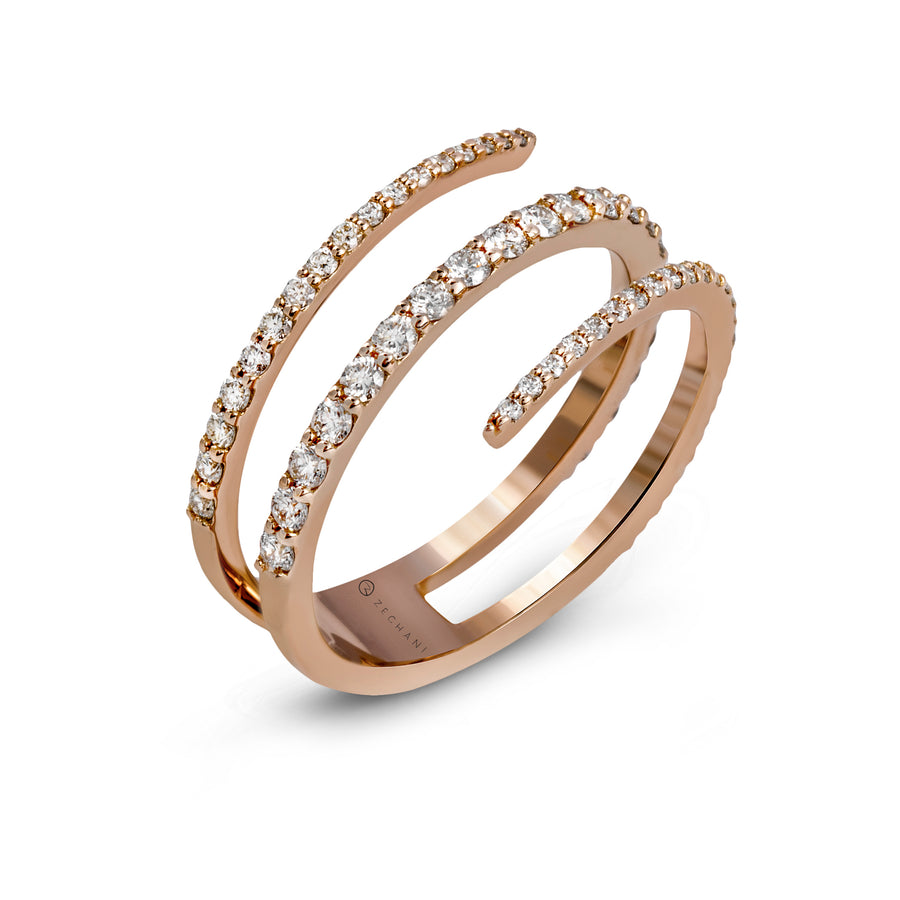 Fashion Ring in 14k Gold with Diamonds