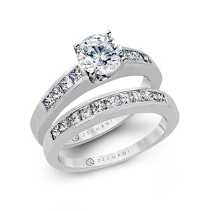 Wedding Set in 14k Gold with Diamonds