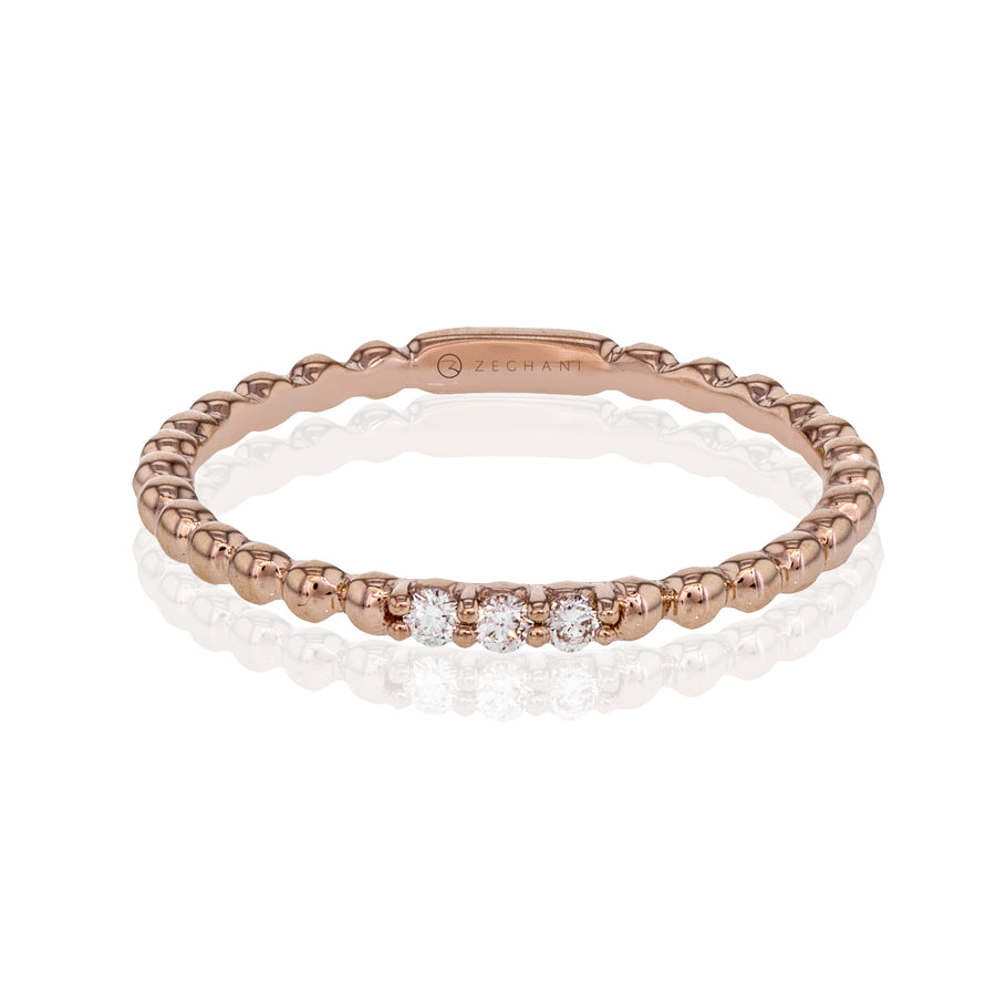 ZR1355 Right Hand Ring in 14k Gold with Diamonds