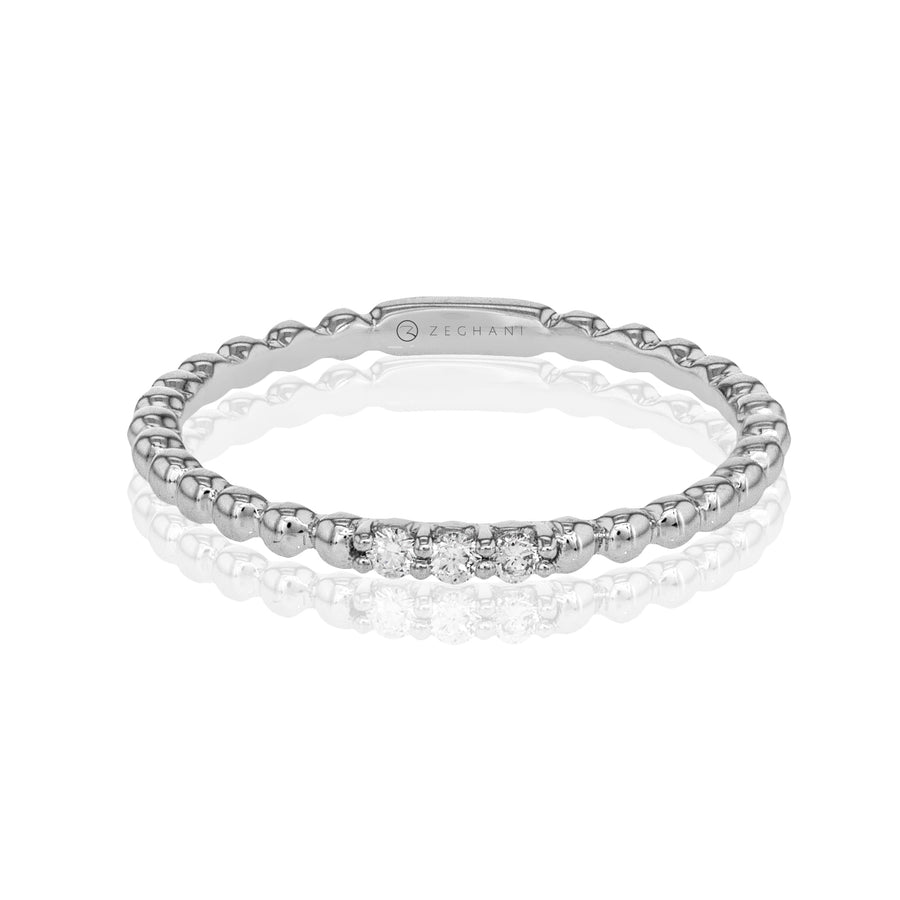 ZR1355 Right Hand Ring in 14k Gold with Diamonds
