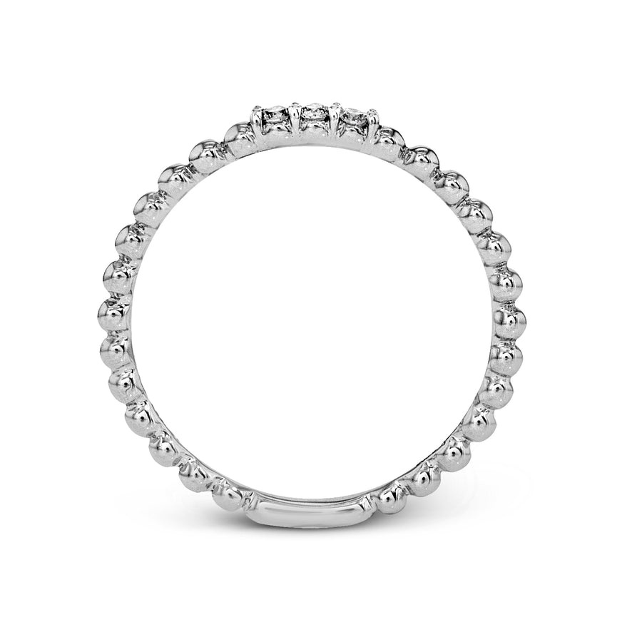 ZR1355 Right Hand Ring in 14k Gold with Diamonds