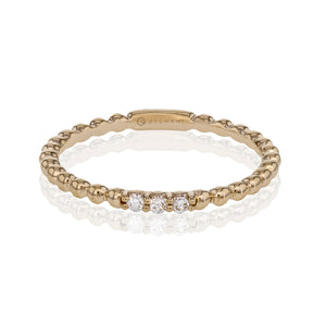 ZR1355 Right Hand Ring in 14k Gold with Diamonds
