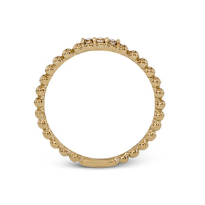 ZR1355 Right Hand Ring in 14k Gold with Diamonds