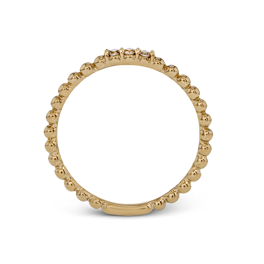 ZR1355 Right Hand Ring in 14k Gold with Diamonds