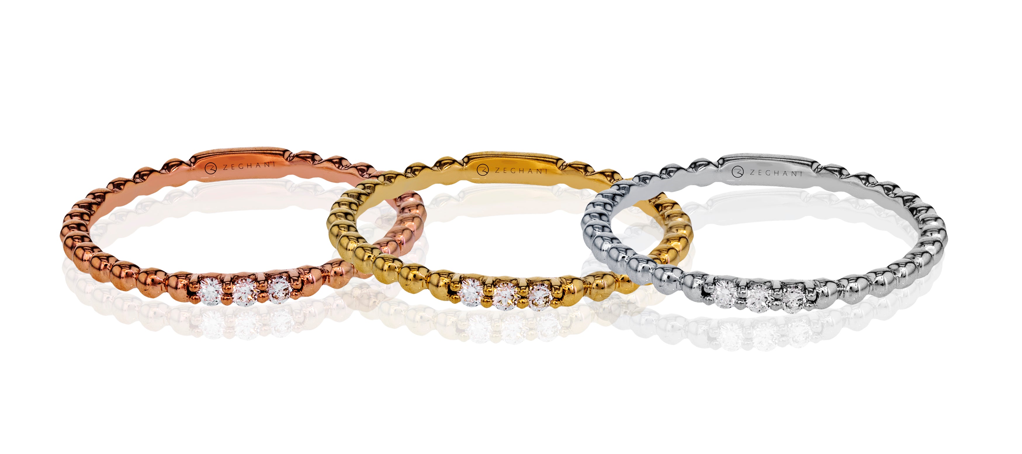 Fashion Ring in 14k Gold with Diamonds