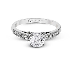 ZR1364 Wedding Set in 14k Gold with Diamonds