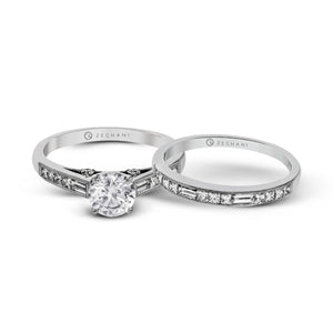 ZR1364 Wedding Set in 14k Gold with Diamonds