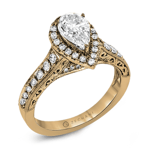 ZR1383 WHITE 14K SEMI ROSE