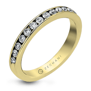 ZR13 WHITE 14K BAND YELLOW