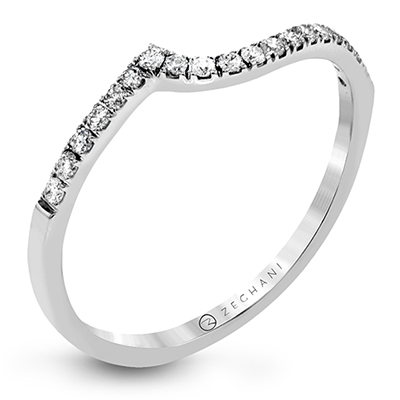 ZR1463 WHITE 14K BAND