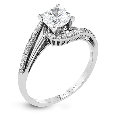 ZR1463 WHITE 14K SEMI