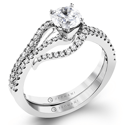 ZR1497 WHITE 14K SET