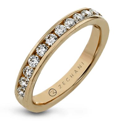 ZR14 WHITE 14K BAND ROSE