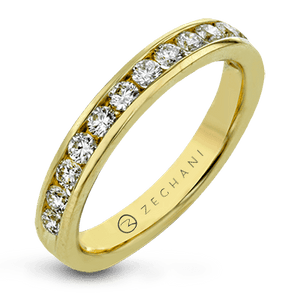 ZR14 WHITE 14K BAND YELLOW