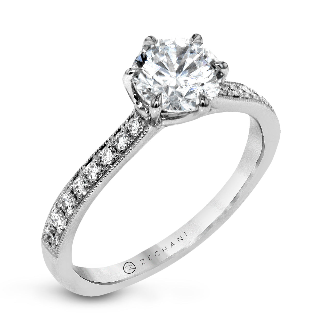 Wedding Set in 14k Gold with Diamonds