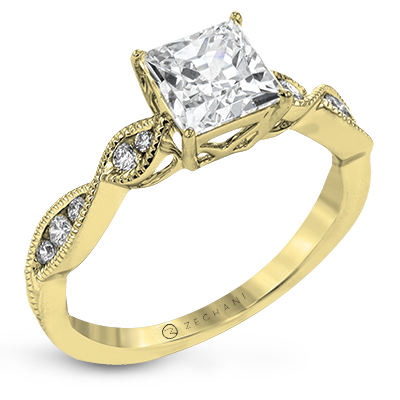 ZR1556 WHITE 14K SEMI YELLOW