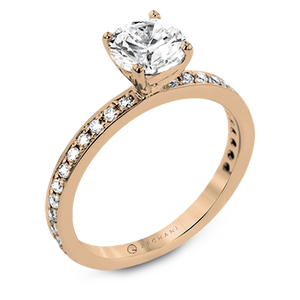 ZR1564 WHITE 14K SEMI ROSE