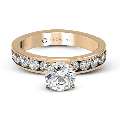ZR16-A WHITE 14K SEMI ROSE 1