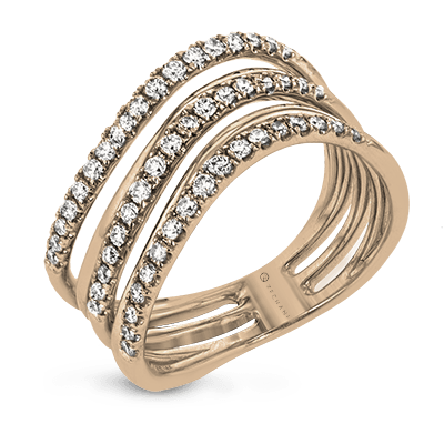ZR1611 WHITE 14K X ROSE