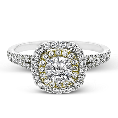 ZR1613 WHITE 14K SEMI 2T 1