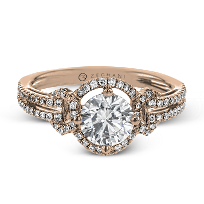 ZR1708 WHITE 14K SEMI ROSE 1