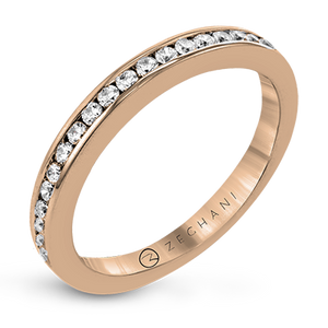 ZR17 WHITE 14K BAND ROSE