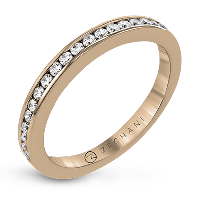 ZR17 WHITE 14K BAND ROSE