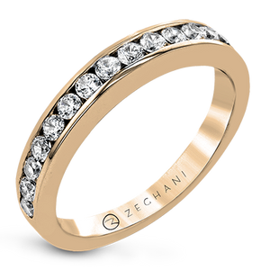 ZR18 WHITE 14K BAND ROSE