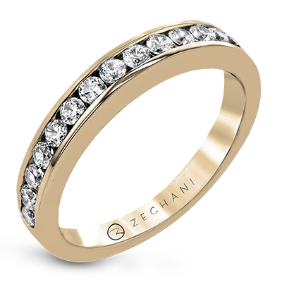 ZR18 WHITE 14K BAND ROSE