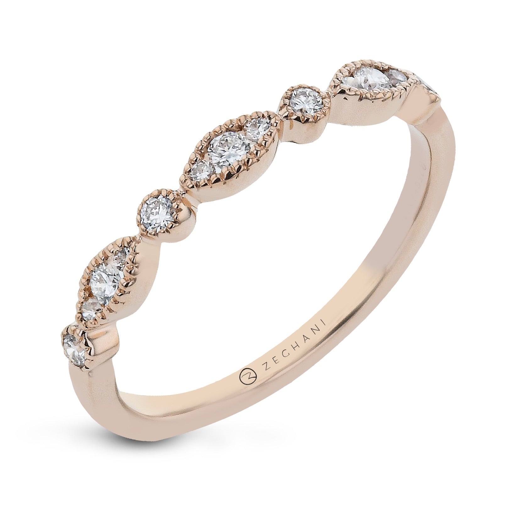 Fashion Ring in 14k Gold with Diamonds