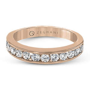 ZR19 WHITE 14K BAND ROSE 1