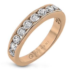 ZR20 WHITE 14K BAND ROSE