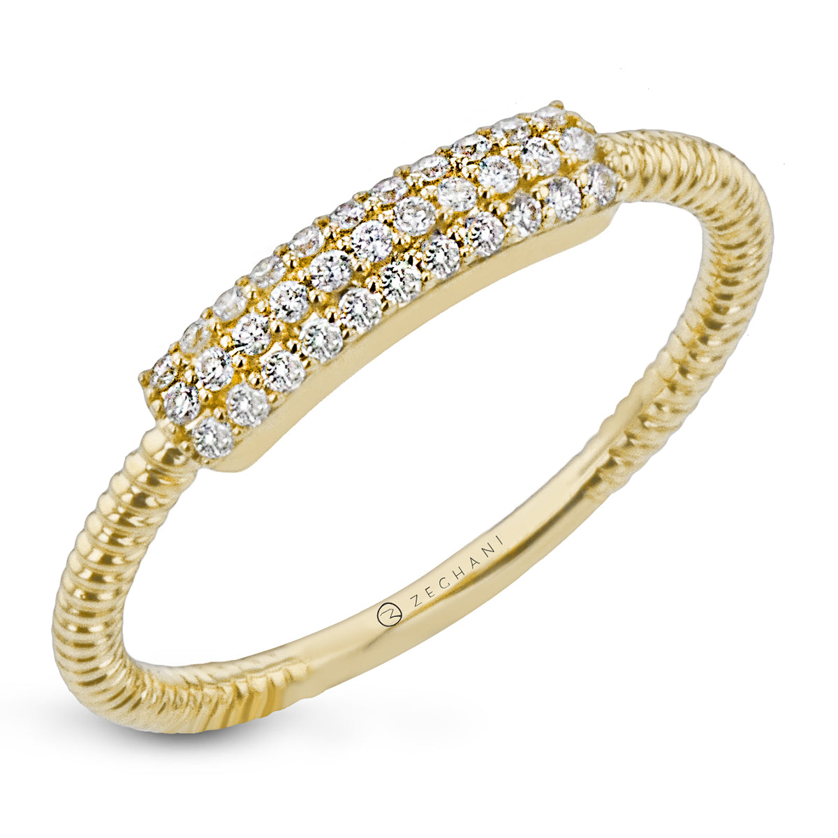 Fashion Ring in 14k Gold with Diamonds