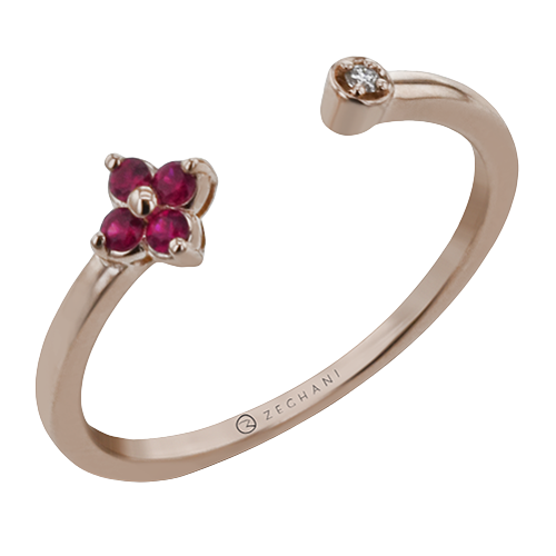 ZR2151-R ROSE 14K X ROSE