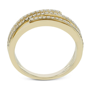 Fashion Ring in 14k Gold with Diamonds