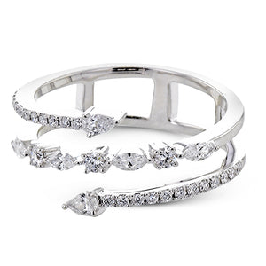 Fashion Ring in 14k Gold with Diamonds