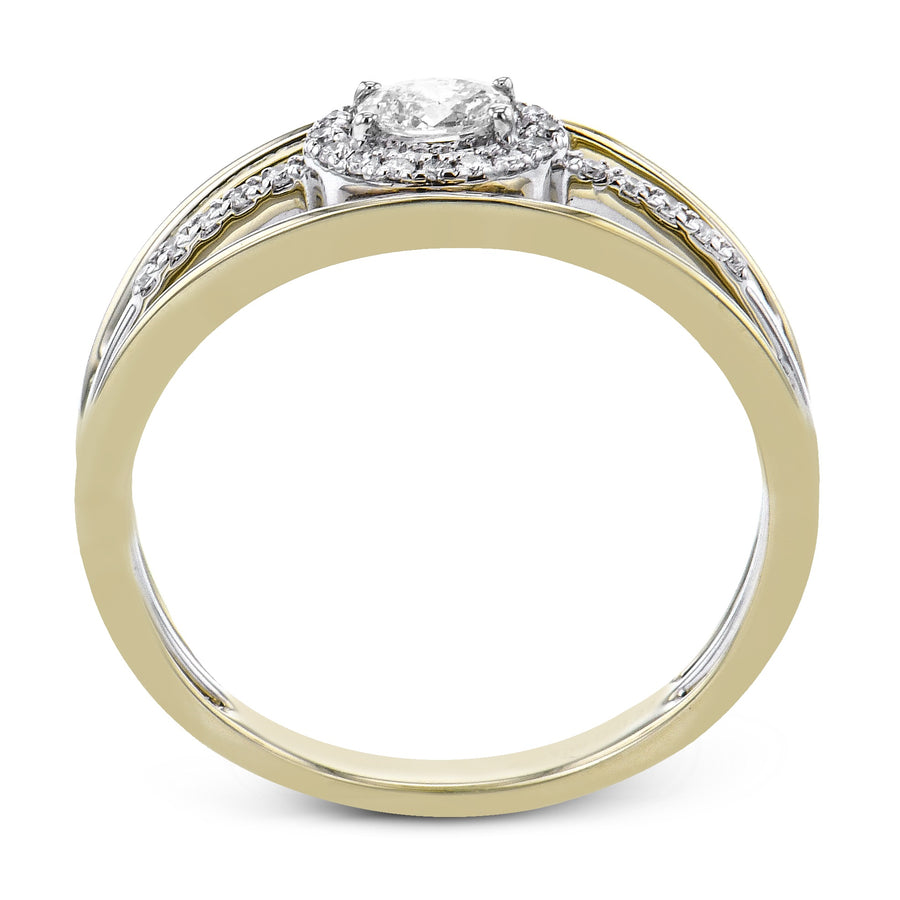 Fashion Ring in 14k Gold with Diamonds
