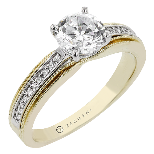 ZR2227 WHITE 14K SEMI 2T