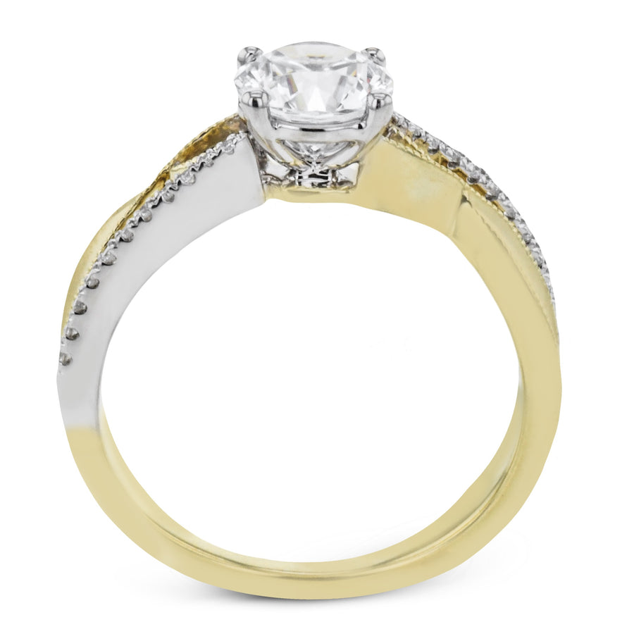 ZR2310 Engagement Ring in 14k Gold with Diamonds