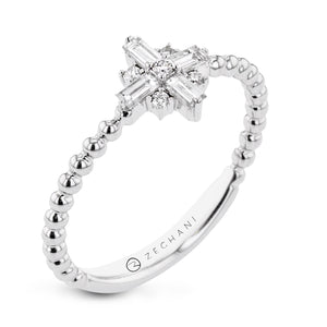 ZR2325 Right Hand Ring in 14k Gold with Diamonds