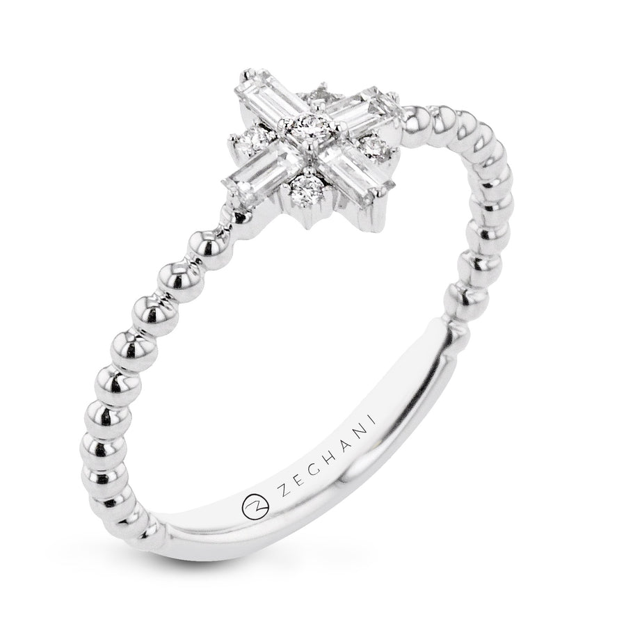 ZR2325 Right Hand Ring in 14k Gold with Diamonds