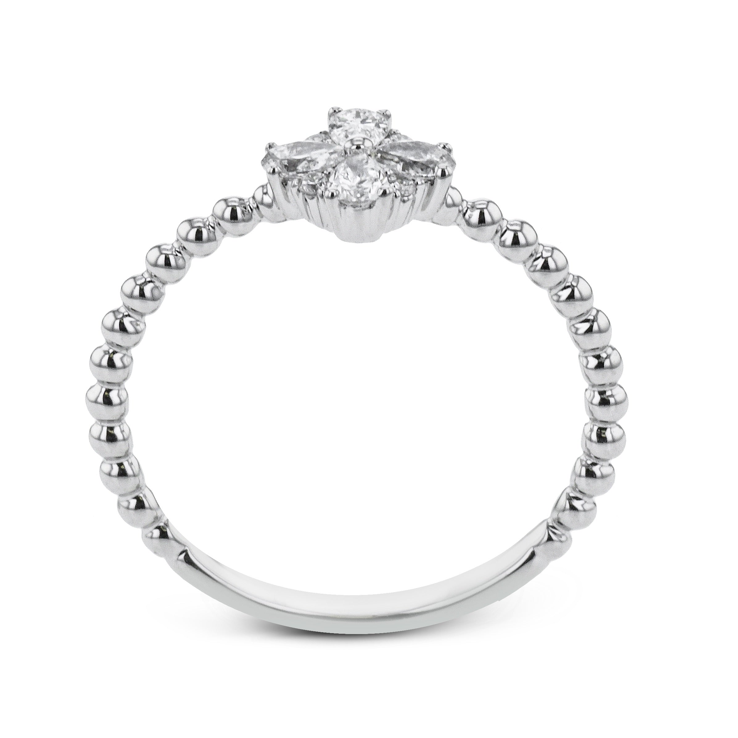 Fashion Ring in 14k Gold with Diamonds