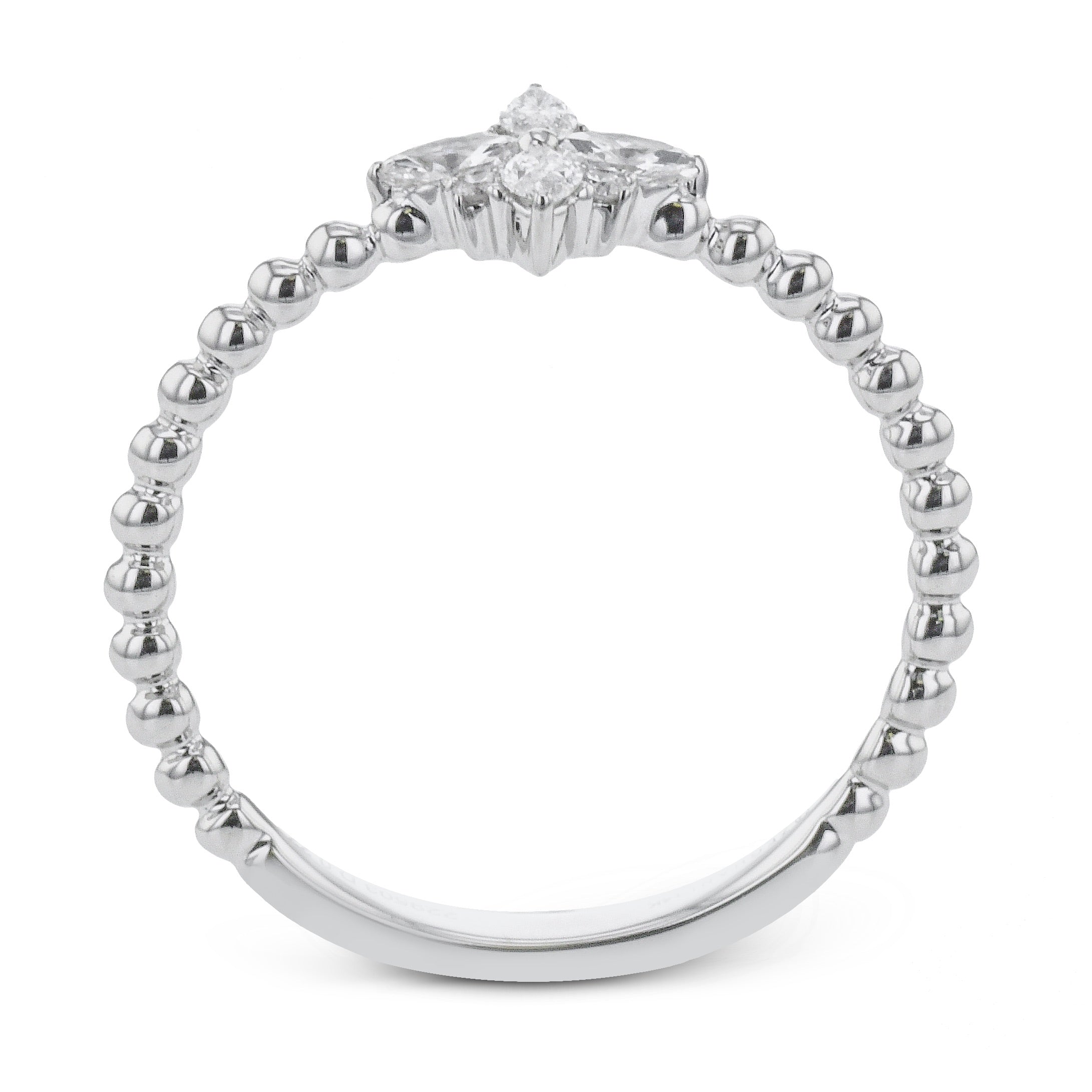 Fashion Ring in 14k Gold with Diamonds
