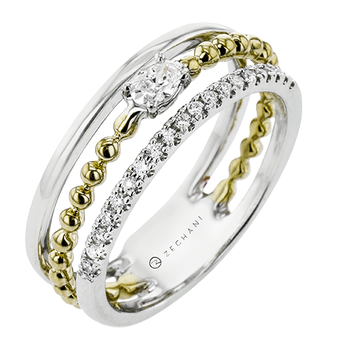 ZR2338-Y WHITE 14K SEMI 2T
