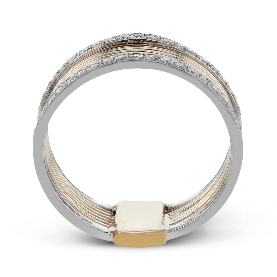 Fashion Ring in 14k Gold with Diamonds
