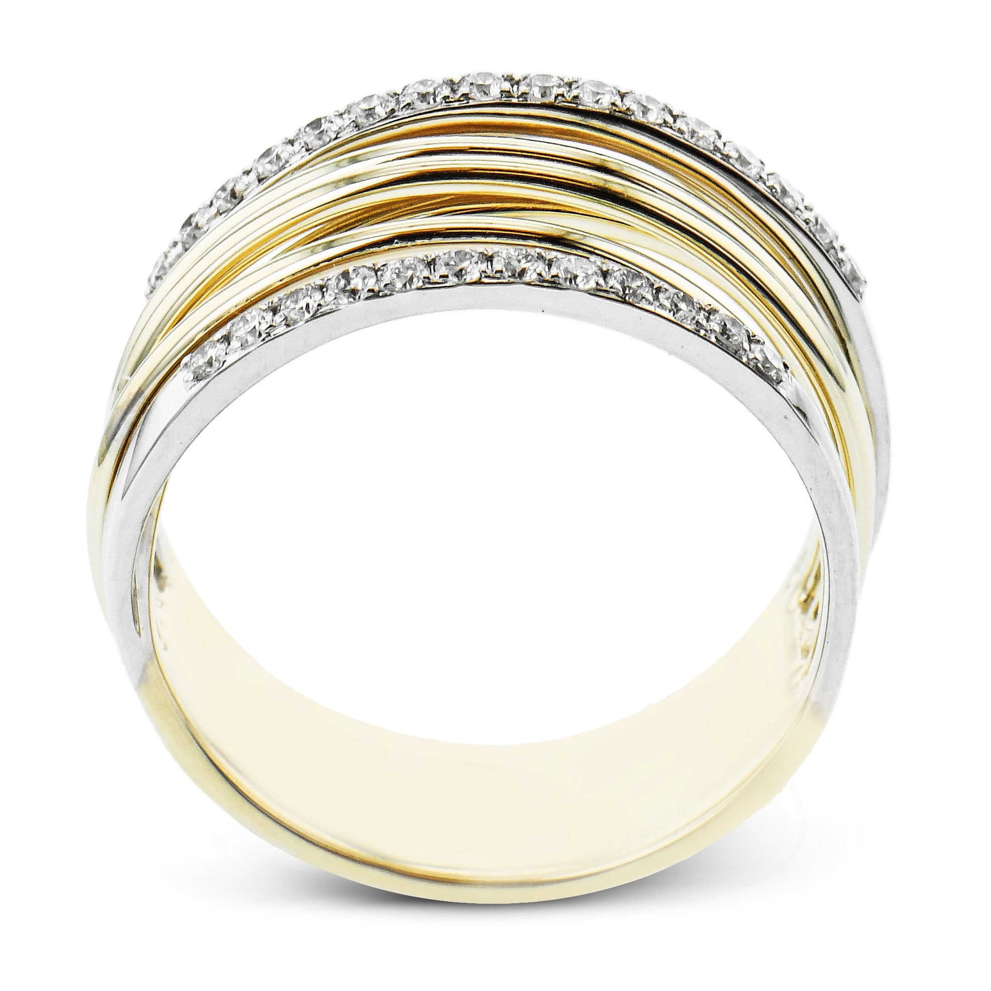 Fashion Ring in 14k Gold with Diamonds