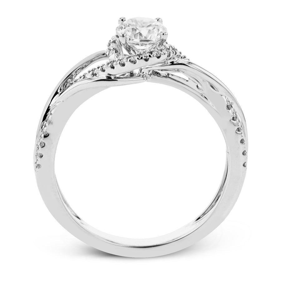 ZR2357 Engagement Ring in 14k Gold with Diamonds