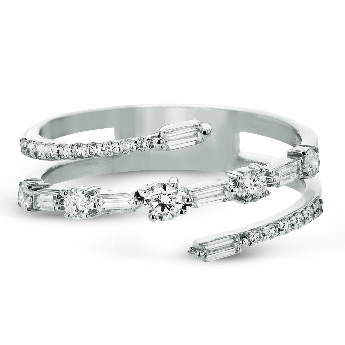 Fashion Ring in 14k Gold with Diamonds